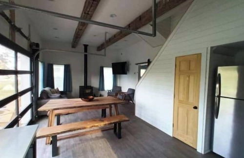 Kelleys Island Cottage | Modern A-Frame + Backyard + Firepit + BBQ