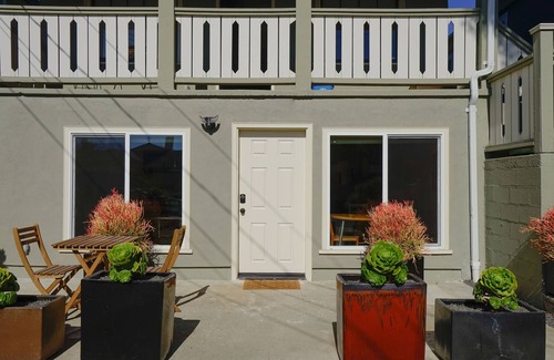 Dimond House | Modern, art-inspired home with parking and patio