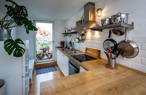 Andreasvorstadt Apartment | ★ Modern & Bright 80m2 Maisonette Loft + Balcony ★