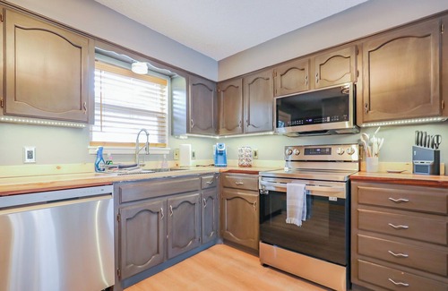 Cloudcroft Condo | Modern condo walking distance to EVERYTHING.