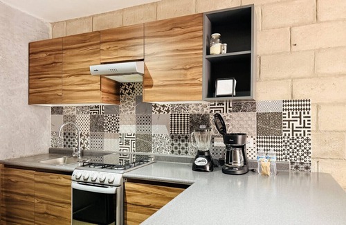 Downtown Guadalajara Apartment | Modern Design Loft w/Gym & Coworking | 2 BD | Tribu Colón