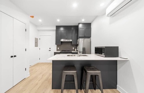 Cote-Des-Neiges—Notre-Dame-De-Grace Apartment | Modern & peaceful 1 bed suite,sleep 4,All included