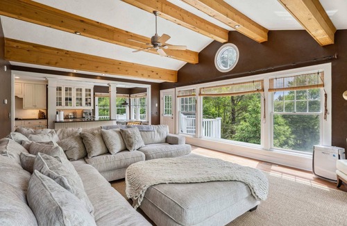 Chagrin Falls House | Modern Provincial Farmhouse I Outdoor Oasis