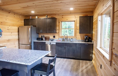 Rumford Center House | Modern retreat with sauna & 300+ acres - perfect for remote work or a getaway!