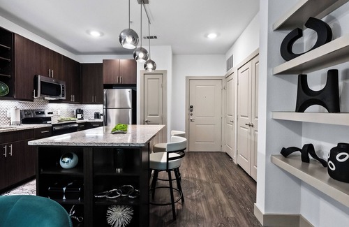 Farmers Branch Apartment | Modern Stylish Suite Luxe Serenity