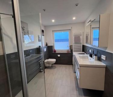 Birkelback Apartment | Modern und Rustikal mit Kamin Ferienwohnung Kohlert