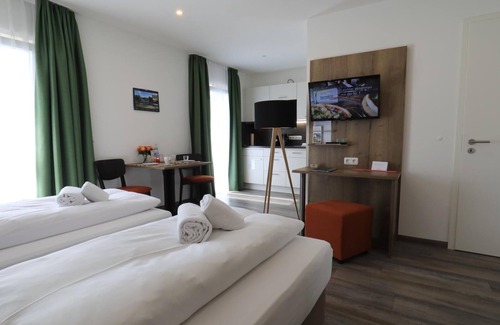 Osterwaal Apartment | Modernes Appartement (25qm) mit Boxspringbett und kostenfreiem WLAN