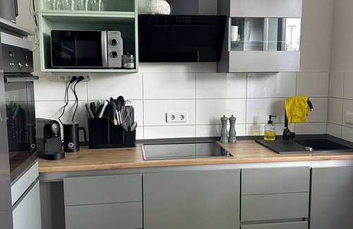 Magdeburg Apartment | Modernes-apartment mit Sky/Parken/Grill Terrasse/2 Schlafzimmer/