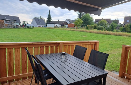 Nagel Apartment | Modulhaus, 45 qm, 1 Schlafzimmer, Badezimmer mit Dusche und WC, Max. 4 Personen