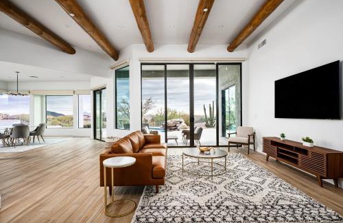 Pinnacle Peak House | Mountain views swimming a private escape at Sonoran Serenity