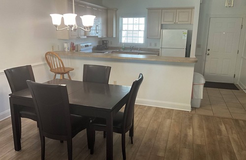 Central Myrtle Beach Condo | Myrtlewood 2-bedroom condo accepting pets. Pool in the backyard