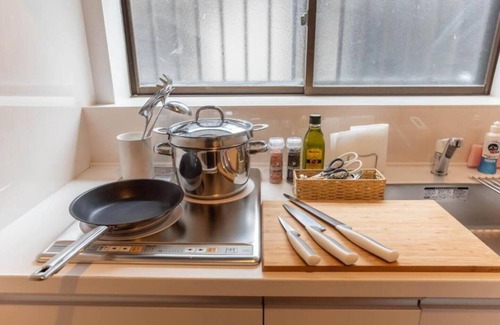 Ikuno House | Near Harukas JR Teradacho Station 2 Twin beds&1 Sofa bed Flexible check-in times