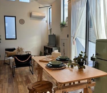 Adachi Apartment | Near JR Kameari Tokyo - Shades of Green - Japanese House for up to 6 Guests