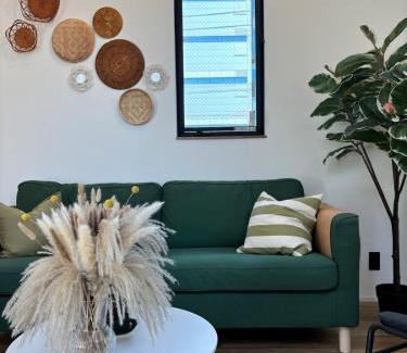 Adachi Apartment | Near JR Kameari Tokyo - Shades of Green - Japanese House for up to 6 Guests