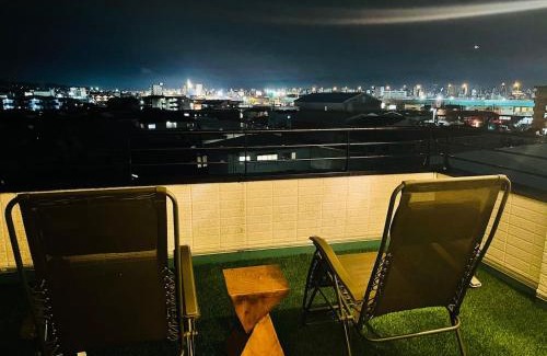 Nagawa Villa | New AirportHills 1400ｍ2 絶景露天風呂1棟2階貸切 駐車場4台 サウナ BBQ施設 ペット