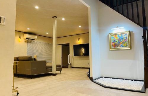 Nagawa Villa | New AirportHills 1400ｍ2 絶景露天風呂1棟2階貸切 駐車場4台 サウナ BBQ施設 ペット
