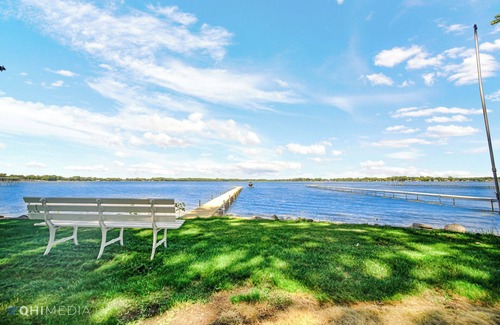 Bass Lake House | New! Sunset Shores: Lakefront home with private pier/huge fenced yard!n