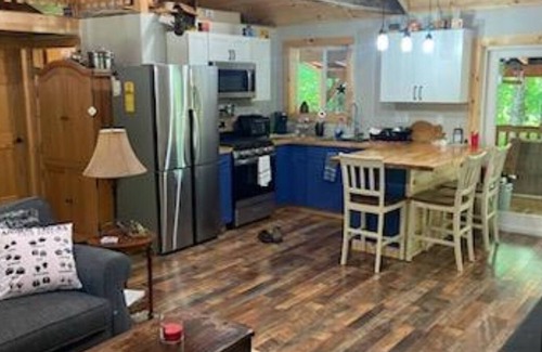 Town of Amboy Cabin | Newly built cabin in cozy wooded setting