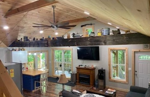Town of Amboy Cabin | Newly built cabin in cozy wooded setting