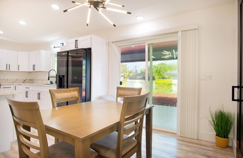 Ainaloa House | Newly-built dog-friendly home with large yard, shaded patio, & washer/dryer