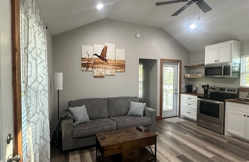 Trinity Cabin | Newly constructed waterfront cabin C1 with pond and Trinity River views
