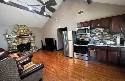 Westbury House | Newly Renovated 1 Bedroom First Floor Apartment in Westbury with Private Deck n