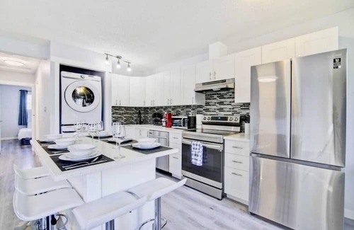 Calgary Apartment | Newly Renovated 2Bed by Nose Hill Parking FirePit