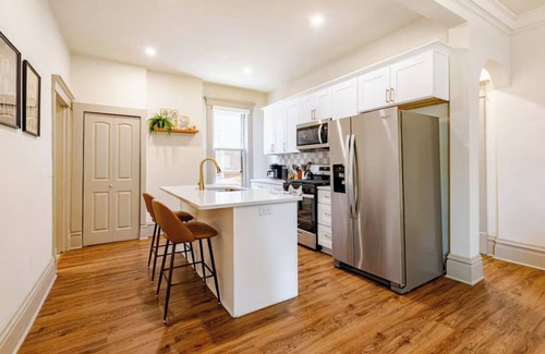 Franklin Park House | Newly Renovated Large Home, Centrally Located & Parking Included! Pets Welcome!