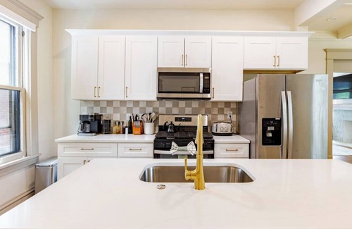 Franklin Park House | Newly Renovated Large Home, Centrally Located & Parking Included! Pets Welcome!