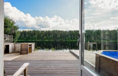 Vindeln Municipality House | Newly Renovated Red Riverfront House