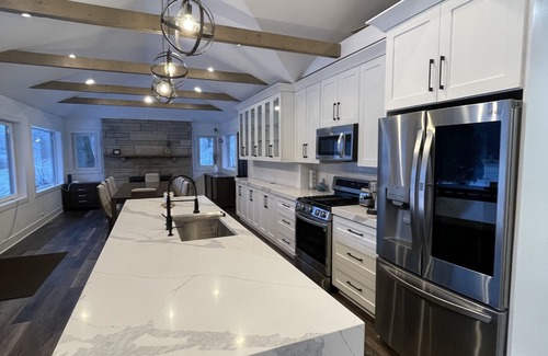 Bass Lake House | Newly renovated spacious private farmhouse 5 min from lake.