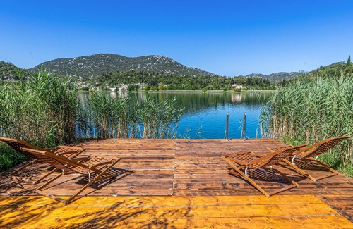 Ploce Apartment | Nice apartment in Bacina with private swimming pool, can be inside or outside