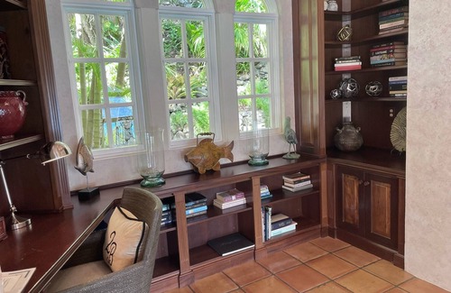 Maho Bay Quarter Villa | North Shore Waterfront with Beach Access & Big Views of the Clear Water Below