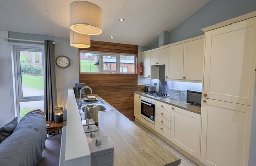 Liverton Cottage | Oak Cabin located at Finlake Holiday Resort & Spa in Devon