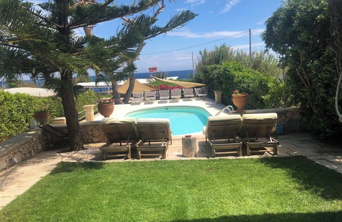 Marina di Andrano Villa | Ocean Villa - Masseria sea view -sea access - POOL LIDO Beachfront