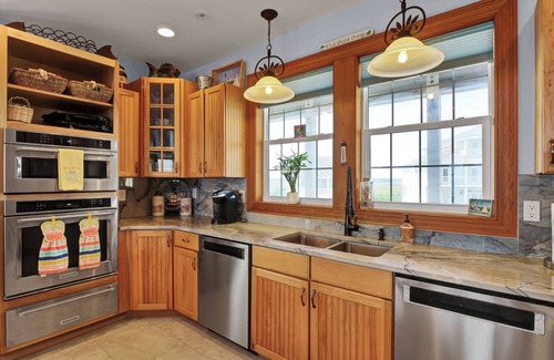 Village of Stump Sound House | OceanFront 7-Bdrm. Elevator Pool Tennis Volleyball HotTub Dog Friendly