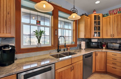 Village of Stump Sound House | OceanFront 7-Bdrm. Elevator Pool Tennis Volleyball HotTub Dog Friendly