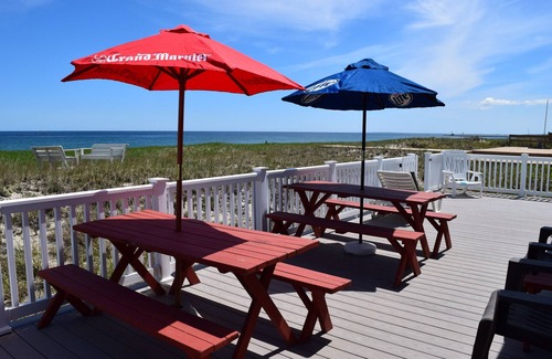 Sagamore Beach Cottage | Oceanfront Cape Cod Home on Private Beach Just Steps to the Ocean w/AC