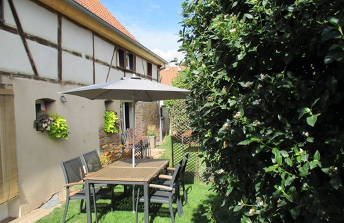 Epfig Apartment | Old stable converted into a cottage with garden, parking, and two bathrooms