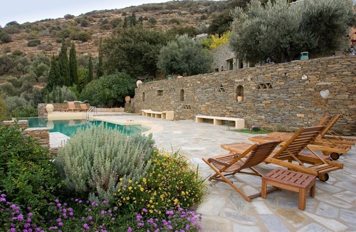 Andros Town Villa | On A Lush Hill A Secluded Country Home With Infinity Pool And Endless View
