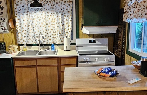 Williams Cabin | On The Rocks! Little River cabin sitting high on the banks of the White River n