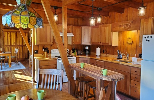 Iowa County House | One-of-a-kind house on 240 acres w/prairie, woods & trout-stream - pet-friendly
