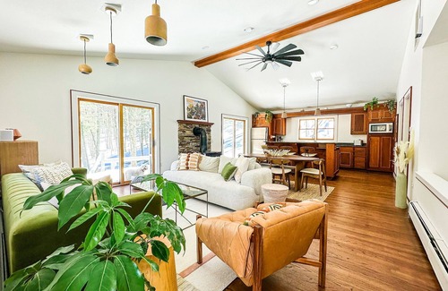 Morrisville House | One-of-a-kind, modern retreat w/indoor sports court, hot tub, and spa