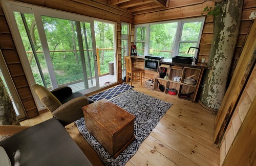 Belfast Cabin | One of a kind Treehouse on the Genesee River