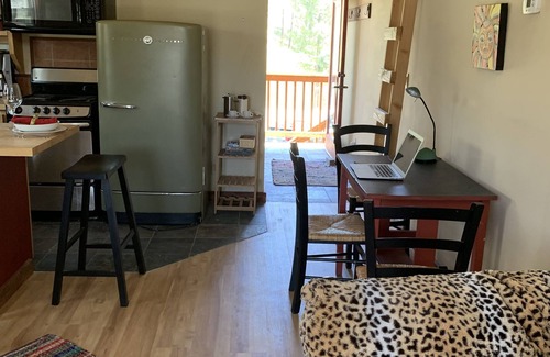Markleeville Apartment | Open, airy, upstairs studio apartment in the heart of Markleeville. Pet friendly