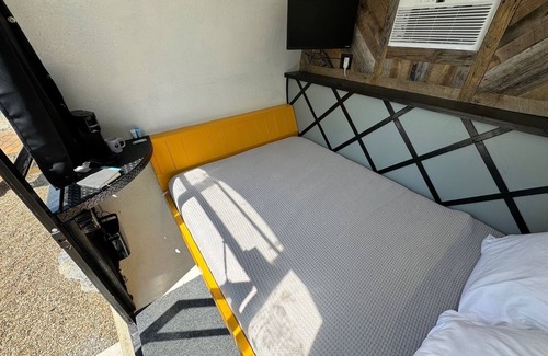 Lancaster Cabin | Our Tubes offer a camping experience for those that love the outdoors but also love a bed.