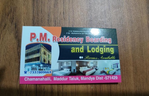 Madduru Cabin | P.M.Residency Boarding and Lodging