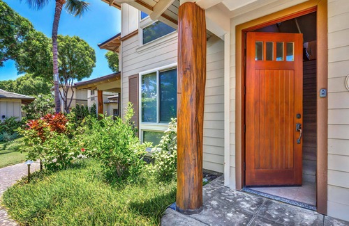 Kamuela Condo | Palm Villas at Mauna Lani F22 Garden.