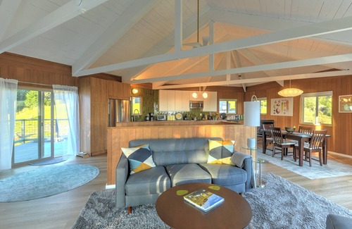 Sea Ranch House | Panoramic Ocean Views Serene, Updated Architectural Gem with Hot Tub