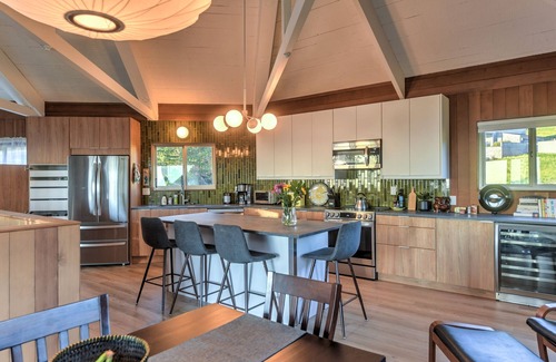 Sea Ranch House | Panoramic Ocean Views Serene, Updated Architectural Gem with Hot Tub